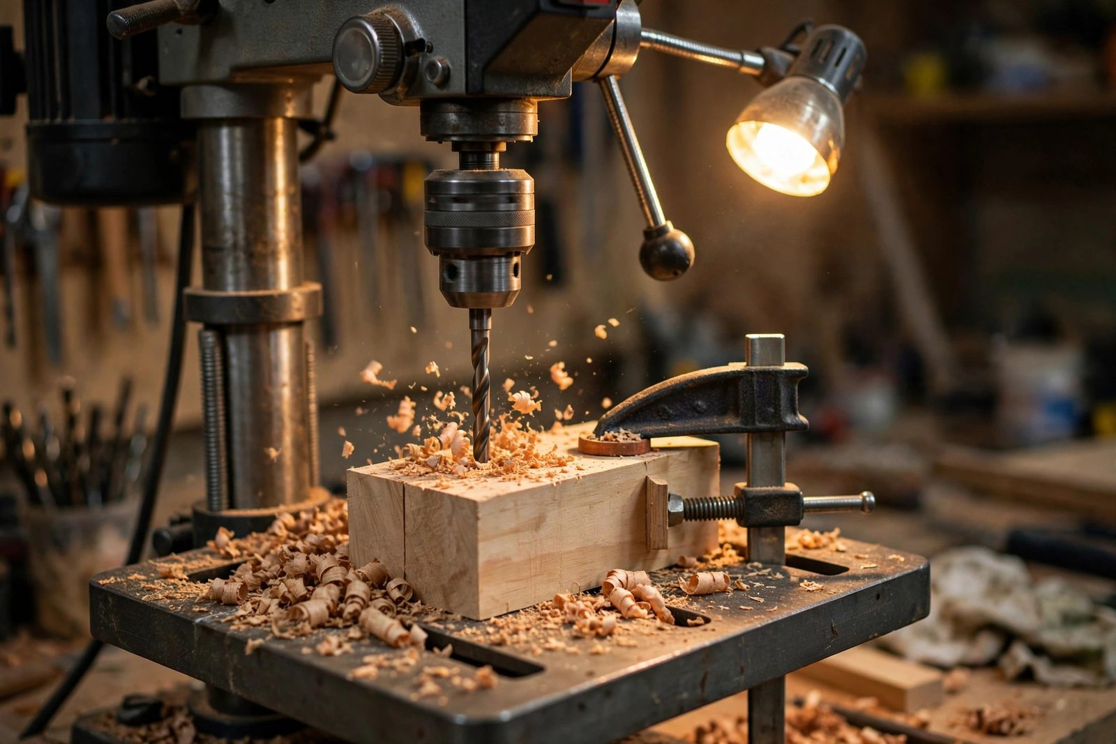WorkSmith 12-Speed Benchtop Drill Press - image 3 WorkSmith 12-Speed Benchtop Drill Press - image 3
