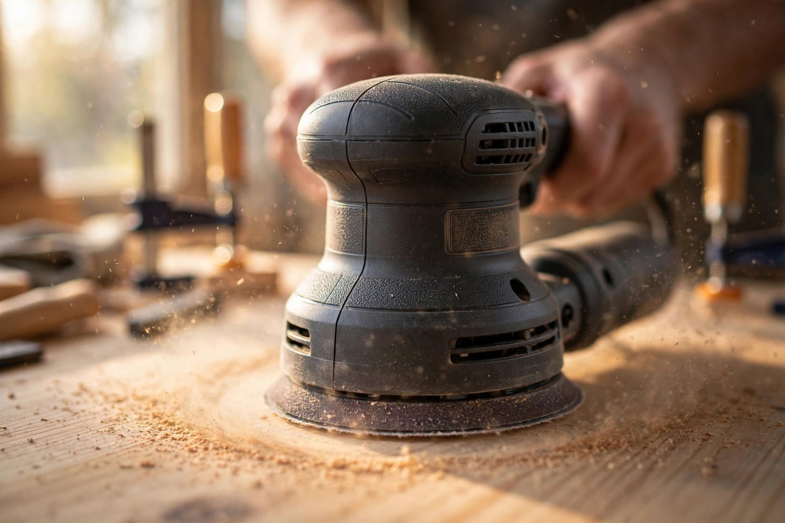 WorkSmith 5-Inch Random Orbit Sander - image 3 WorkSmith 5-Inch Random Orbit Sander - image 3